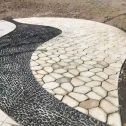 济宁 黄金麻冰裂缝室外铺装效果完美展示