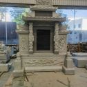 济宁 芝麻灰高档墓碑、土墓，一套也支持定做