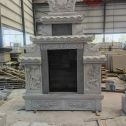 济宁 芝麻灰高档墓碑、土墓，一套也支持定做