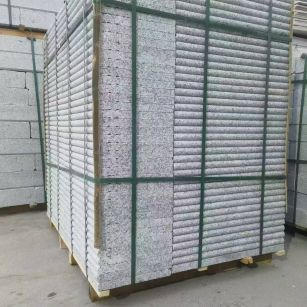 济宁 芙蓉白3公分厚磨圆边、拉槽，楼梯踏步