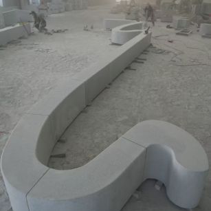 济宁 花岗岩整石坐凳拼装