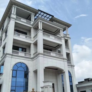 济宁芝麻白别墅干挂效果展示