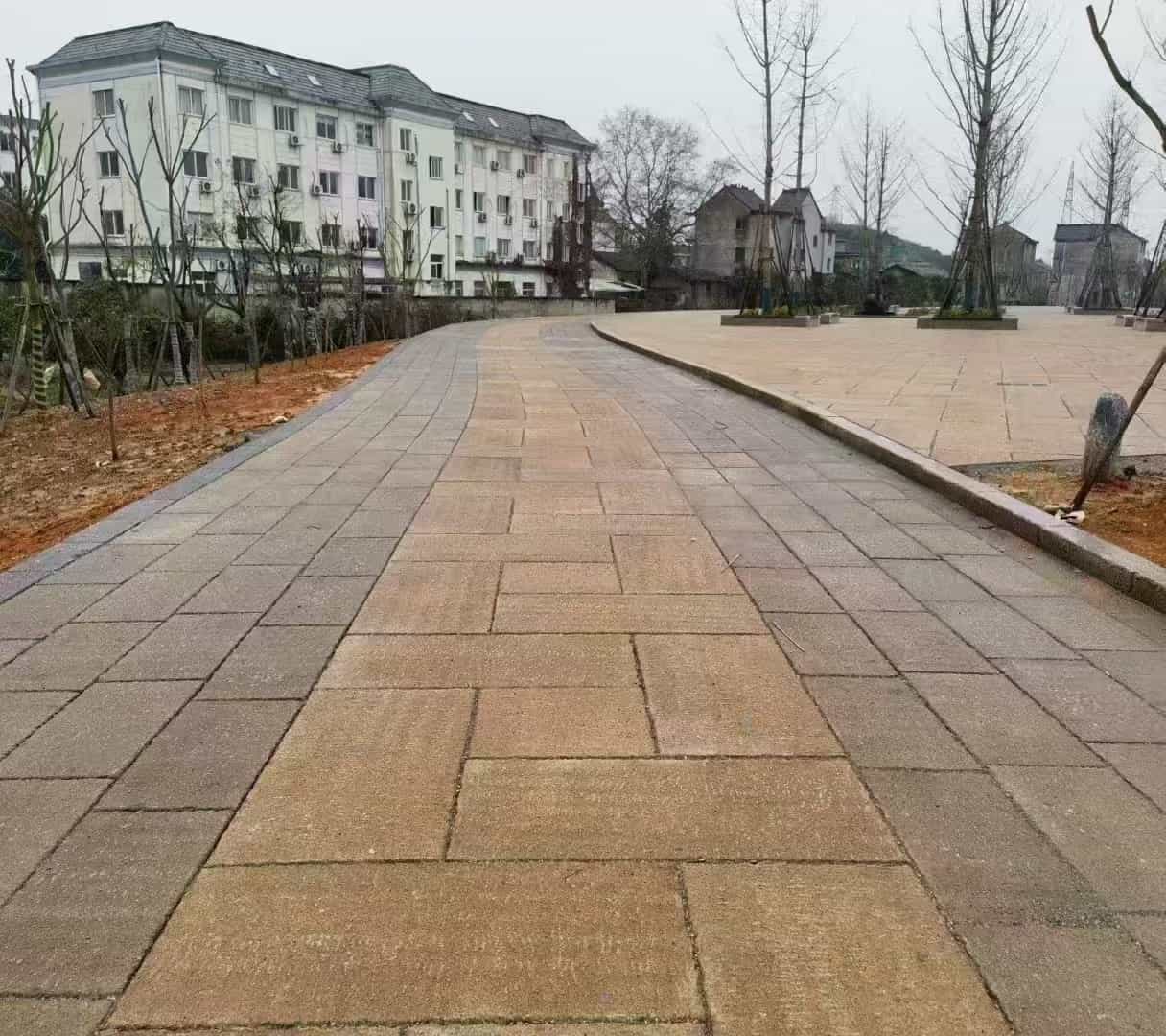 济宁仿古石铺装效果
