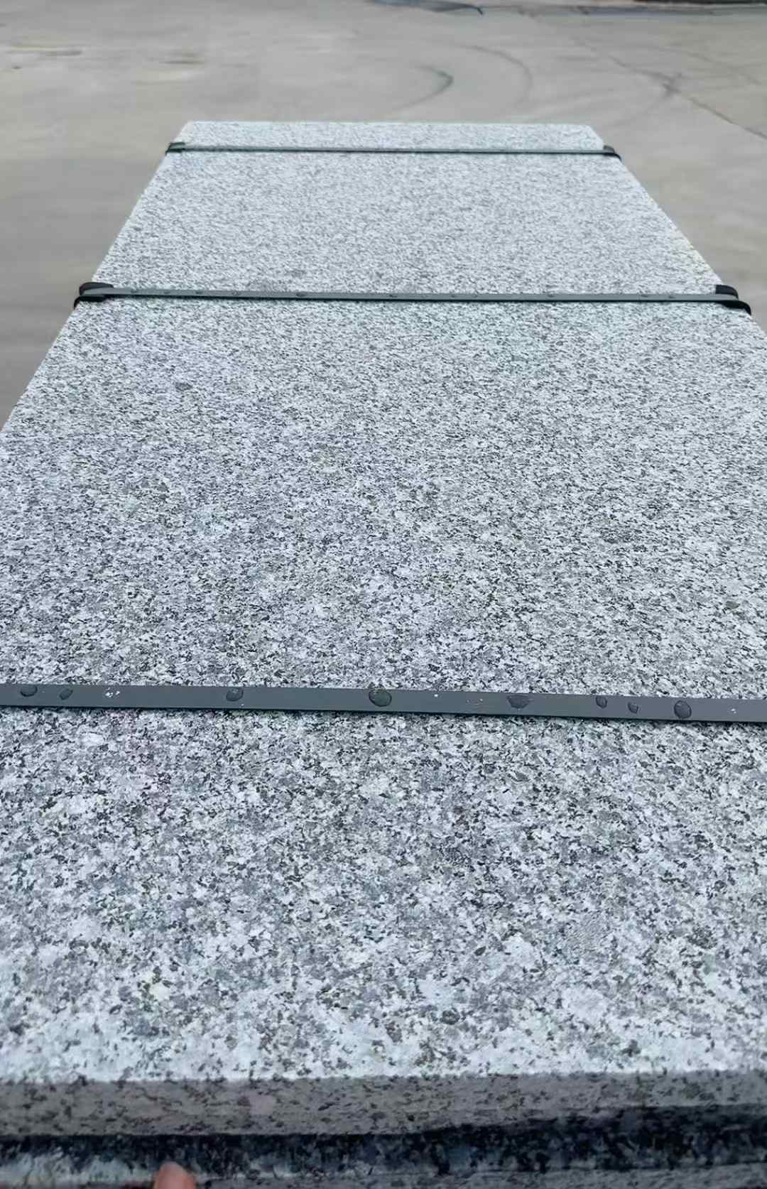 济宁 芝麻黑火烧面毛板，条板，半成品