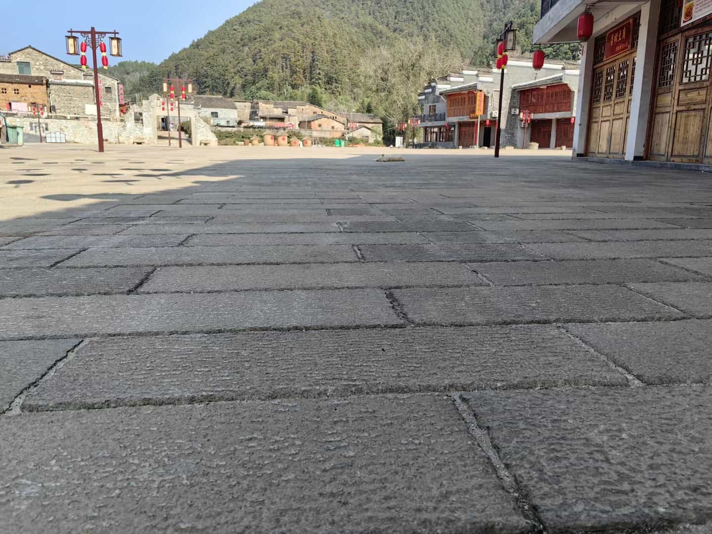 济宁仿古石铺装效果