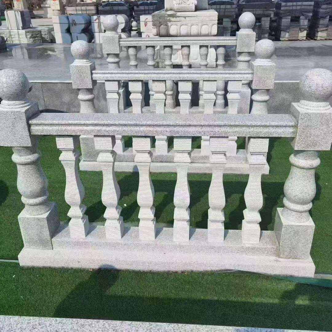 济宁 别墅石材栏杆特写