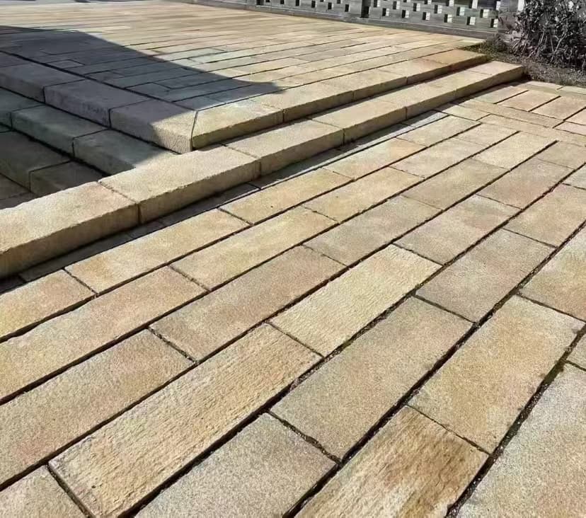 济宁仿古石铺装效果