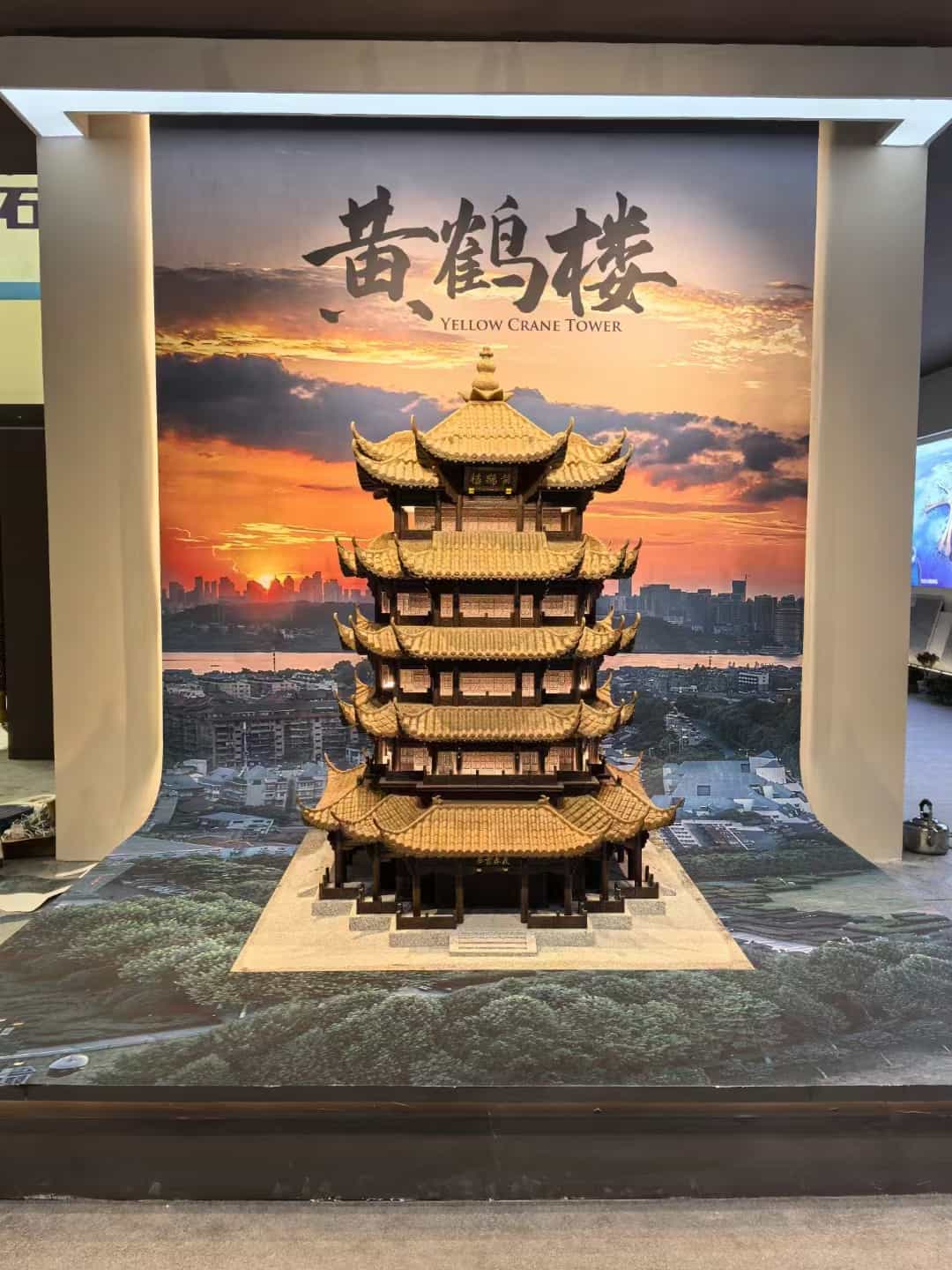 济宁仿古石文创作品-黄鹤楼
