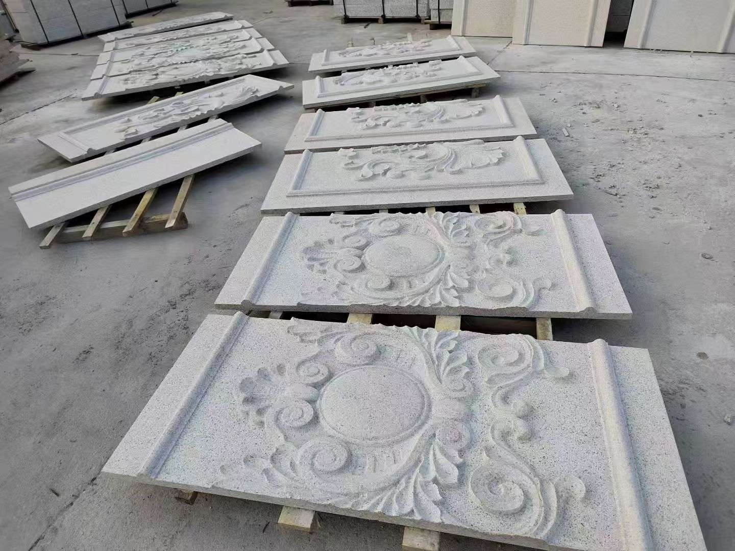 济宁 芝麻白干挂雕花板