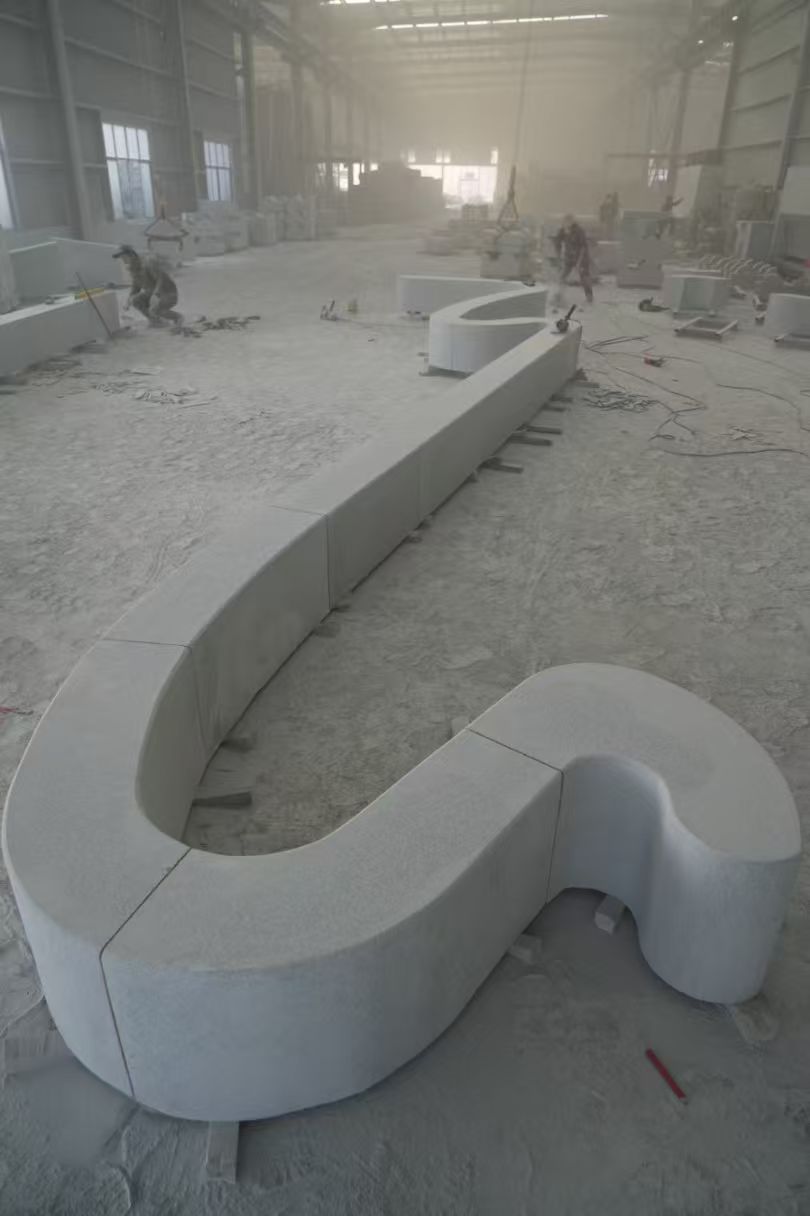 济宁 花岗岩整石坐凳拼装