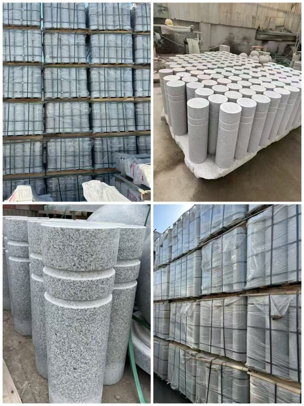 济宁 芝麻白花岗岩挡车柱、隔离柱多少钱